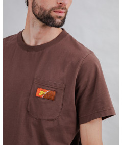 BRAVA - Choco Label T-shirt Brown