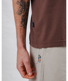 BRAVA - Choco Label T-shirt Brown