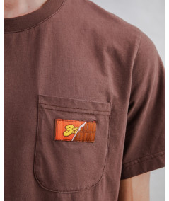BRAVA - Choco Label T-shirt Brown