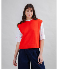 Brava - Wool Vest Red