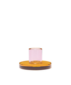 Astra Bougeoir Small Rouge pâle / Orange