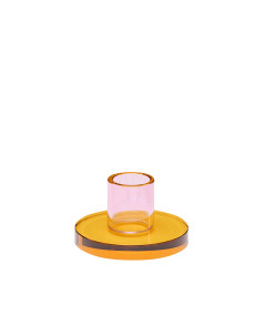Astra Bougeoir Small Rouge pâle / Orange
