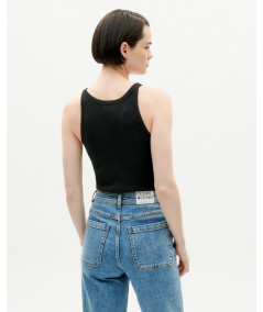 Thinking Mu - Black Harriet Top