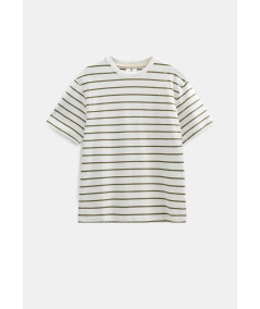 AKVILLADS - Structure Stripe SS Tee Tofu