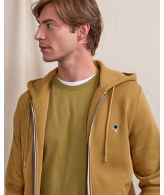 Faguo - Hoodie Zip Mesnil Moutarde