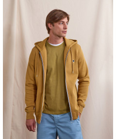 Faguo - Hoodie Zip Mesnil Moutarde