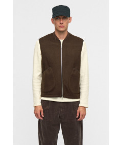 AKROBIN Boiled Wool Gilet - Delicioso