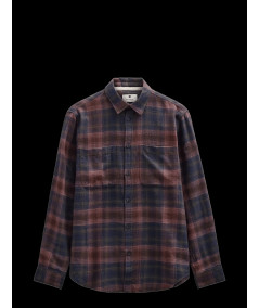 Anerkjendt - Akleif Flannel Check5 LS Shirt Vineyard Wine