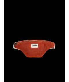 Hindbag - Sac Banane Olivia Velours Brique