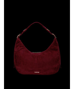 Hindbag - Sac à main  Bianca Velours bordeaux